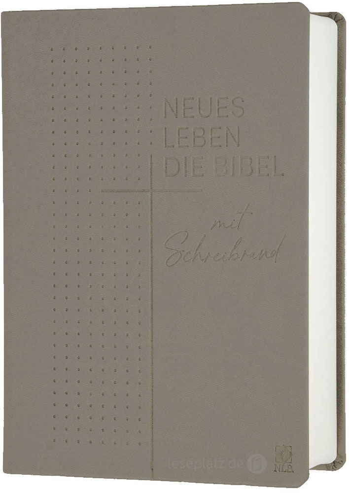 Neues Leben. Die Bibel - Schreibrandausgabe "Kunstleder grau"
