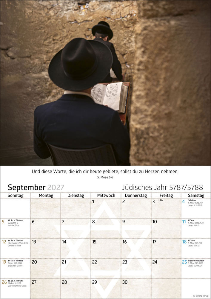 Israel 2027 - Posterkalender