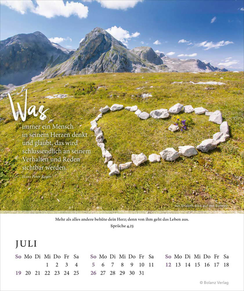 Fels meiner Stärke 2026 - Tischkalender Fels meiner Stärke 2026 - Tischkalender