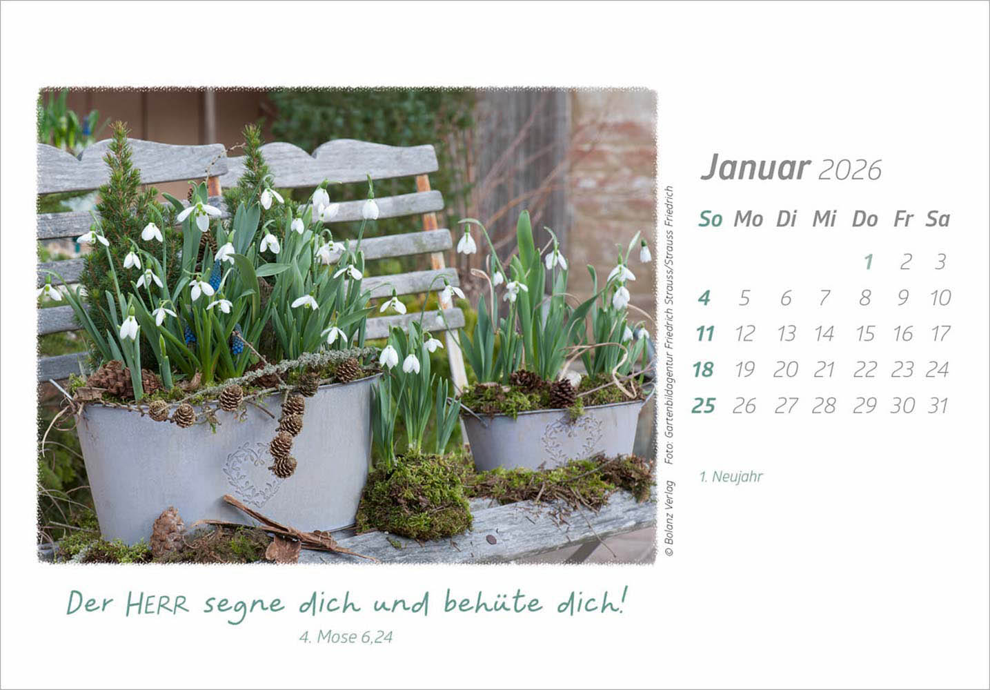 Die Güte Gottes preisen 2026 - Aufstellkalender Die Güte Gottes preisen 2026 - Aufstellkalender