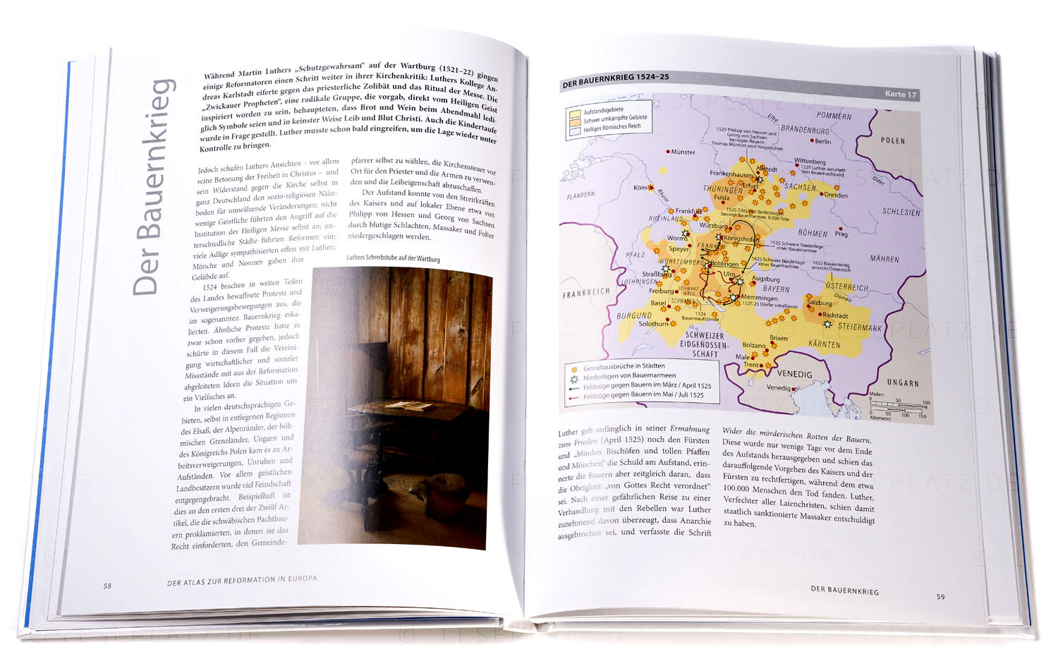 Der Atlas zur Reformation in Europa