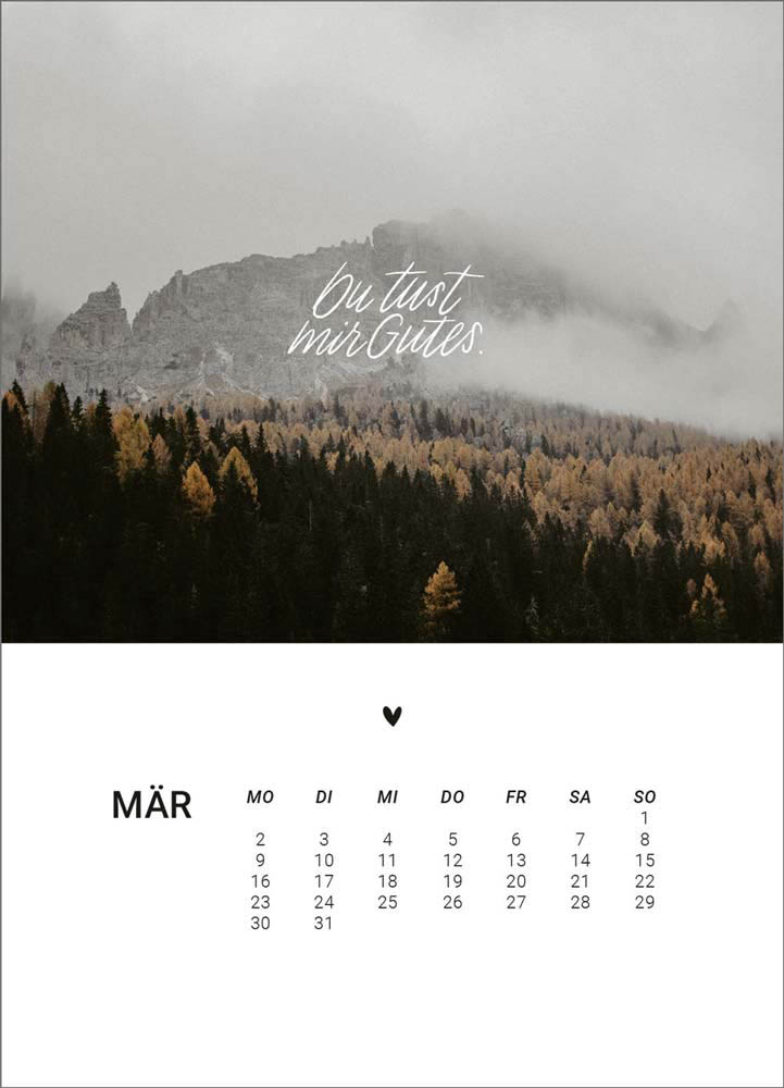 Zweitausendsechsundzwanizg 2026 - Tischkalender