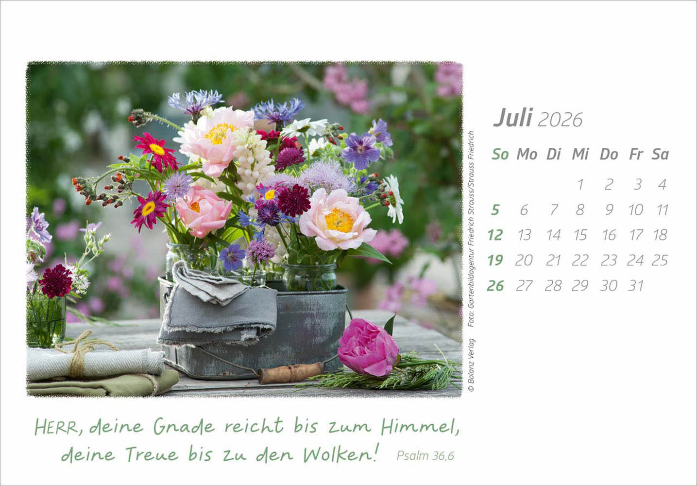 Die Güte Gottes preisen 2026 - Aufstellkalender Die Güte Gottes preisen 2026 - Aufstellkalender