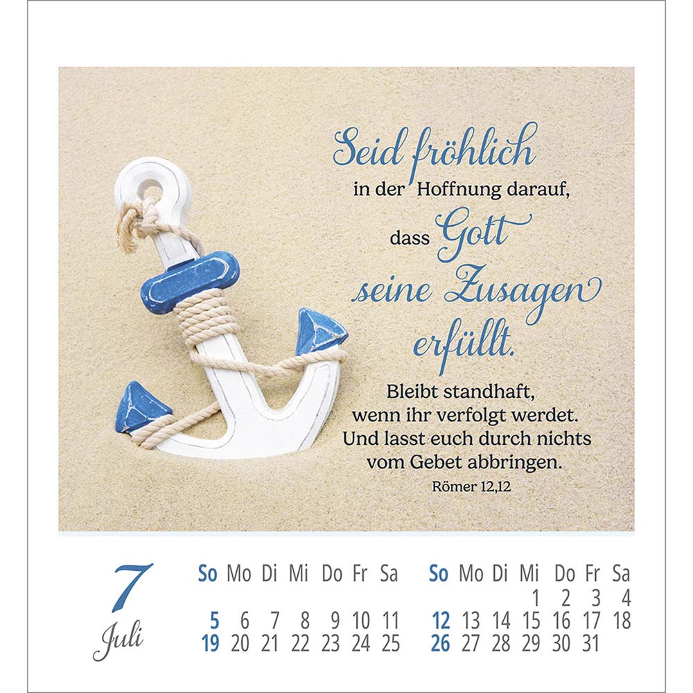 Lieblingsworte umgeben dich 2026 - Aufkleber-Kalender