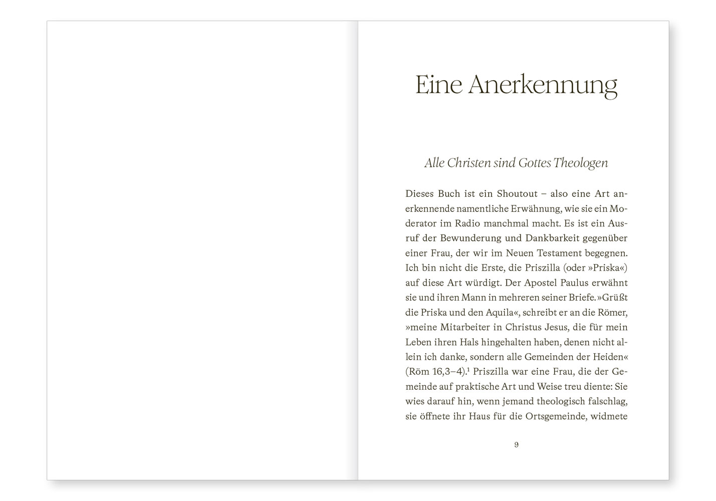 Ladies, wir sind Theologen!