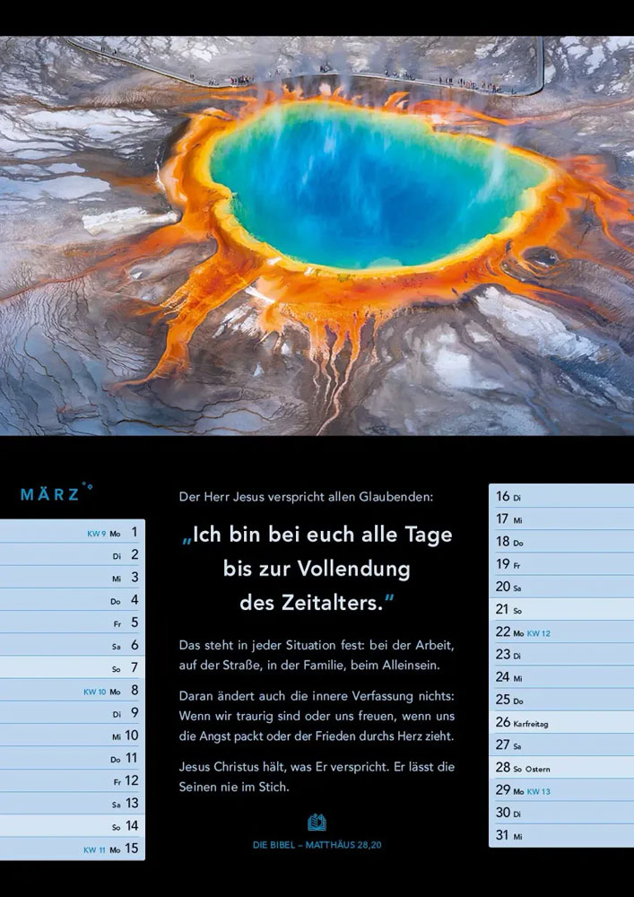 Licht zum Leben 2027 - Monatskalender