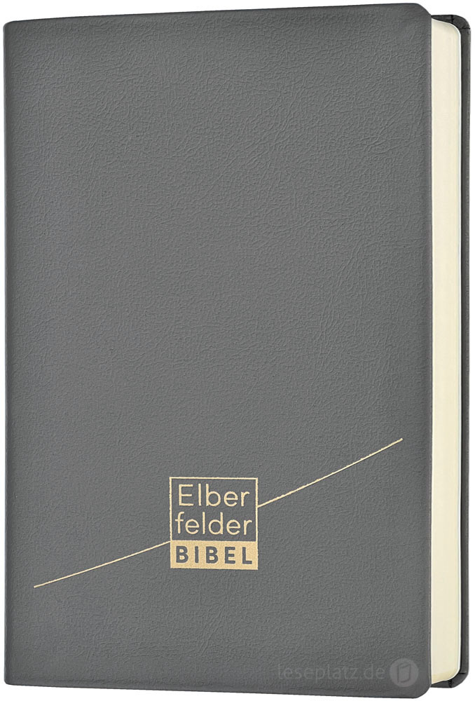 Elberfelder Bibel 2006 Standardausgabe - Leder grau