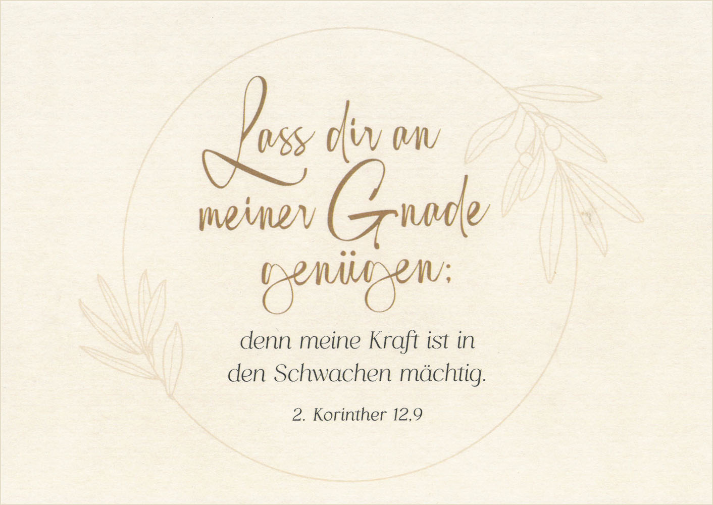 Postkarte "Gnade"