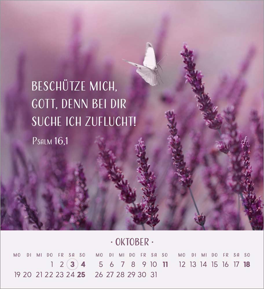 Zarte Blumengrüße 2026 - Tischkalender