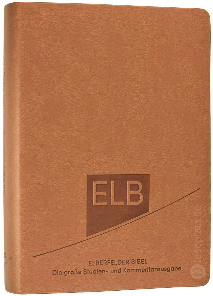 Elberfelder Bibel 2006 Studienausgabe - Kunstleder braun