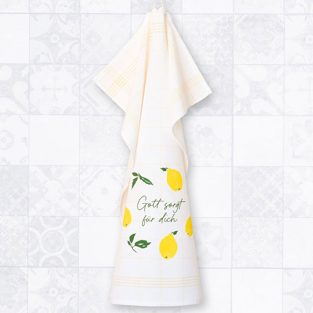 Geschirrtuch "Gott sorgt für dich"