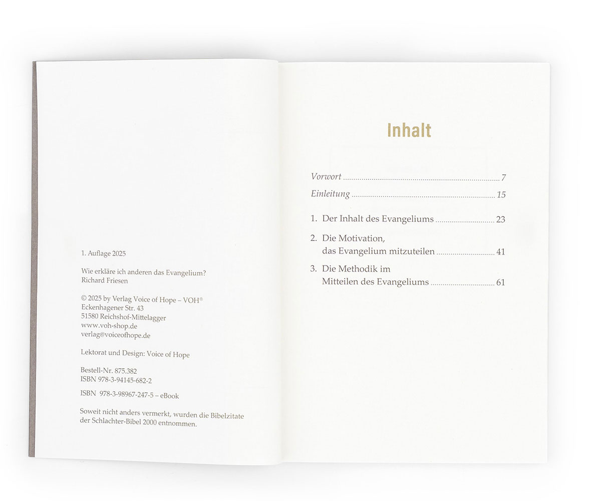 Wie erkläre ich anderen das Evangelium?