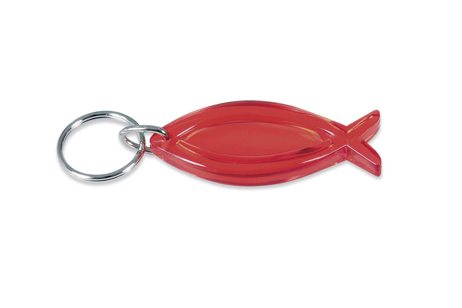 Schlüsselanhänger Fisch - rot