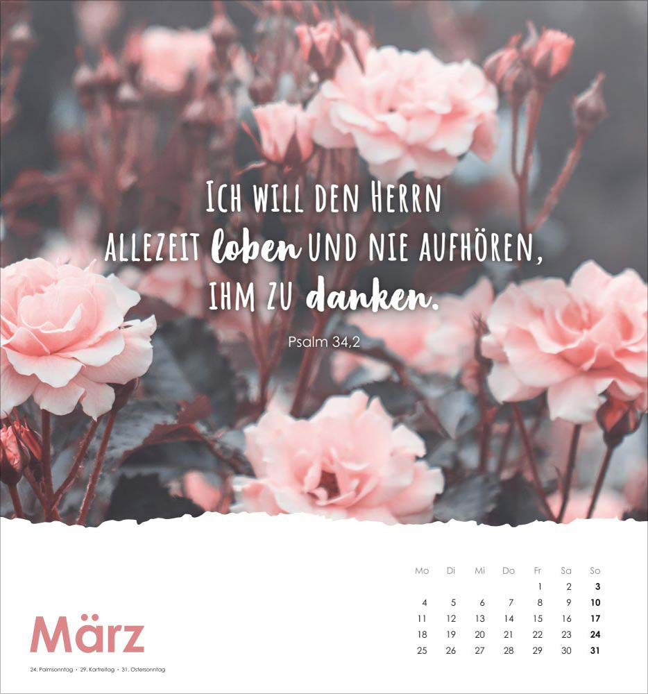 Lobe den Herrn, meine Seele 2024 - Wandkalender Lobe den Herrn, meine Seele 2024 - Wandkalender