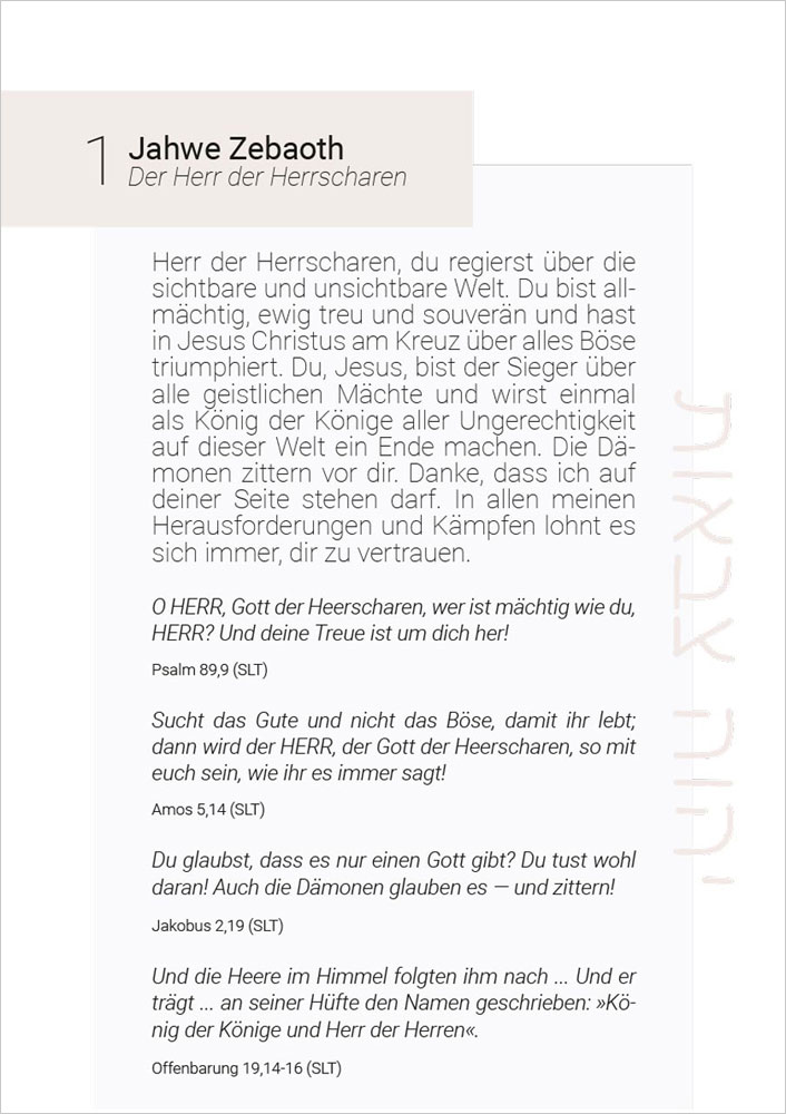 30 starke Namen Gottes