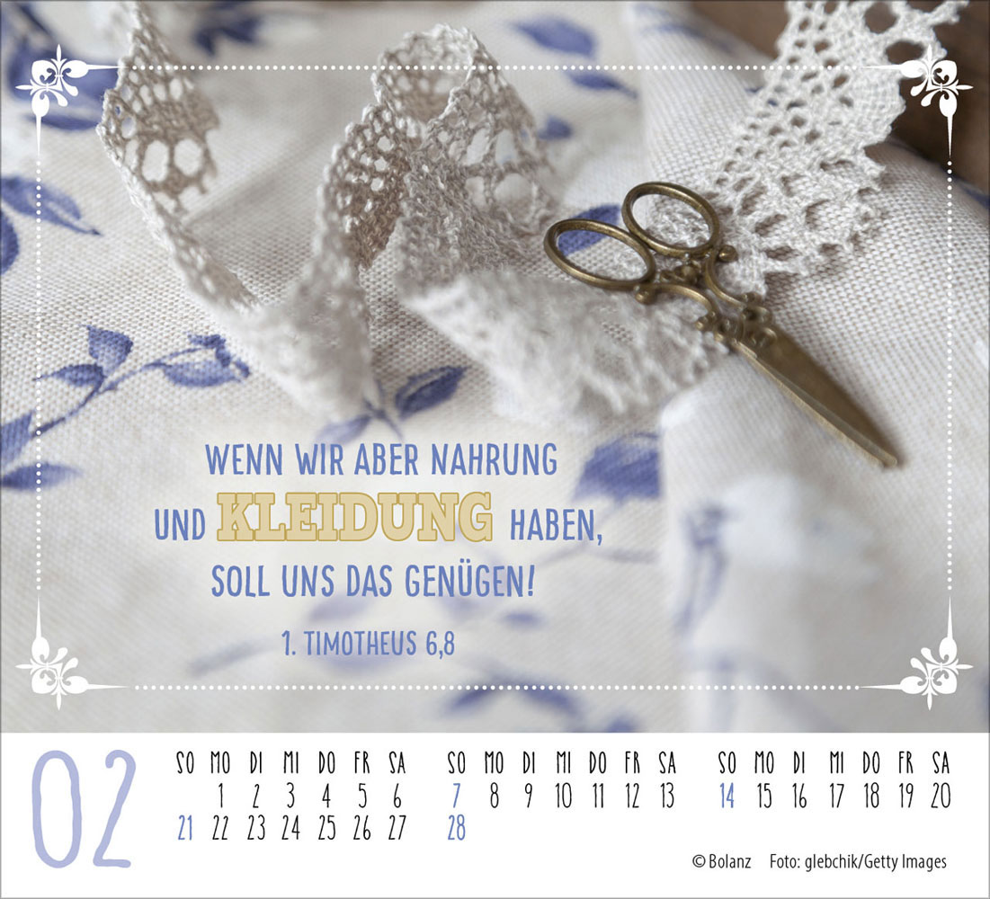Worte von Herzen 2027 - Minikalender