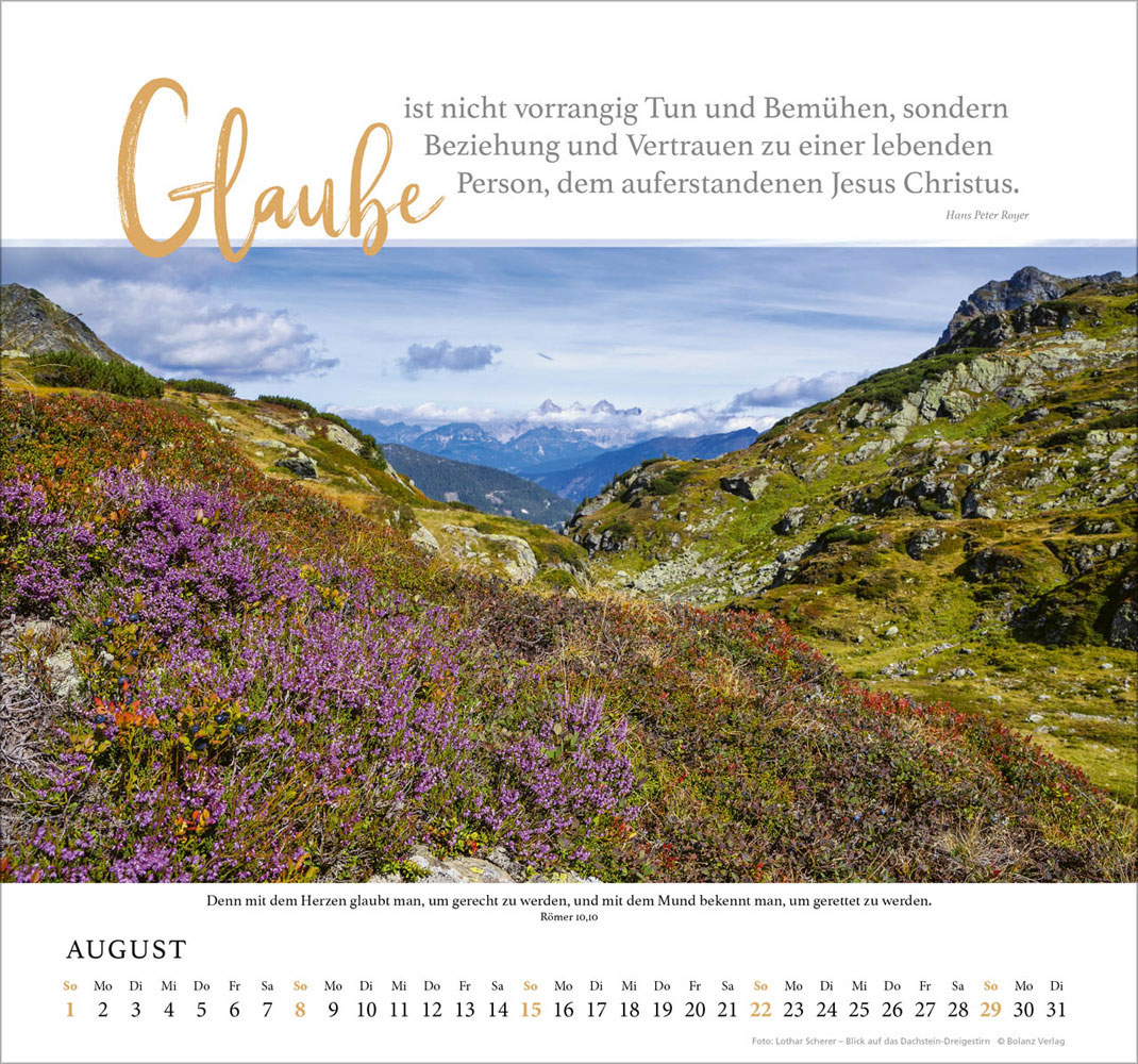 Fels meiner Stärke 2027 - Wandkalender