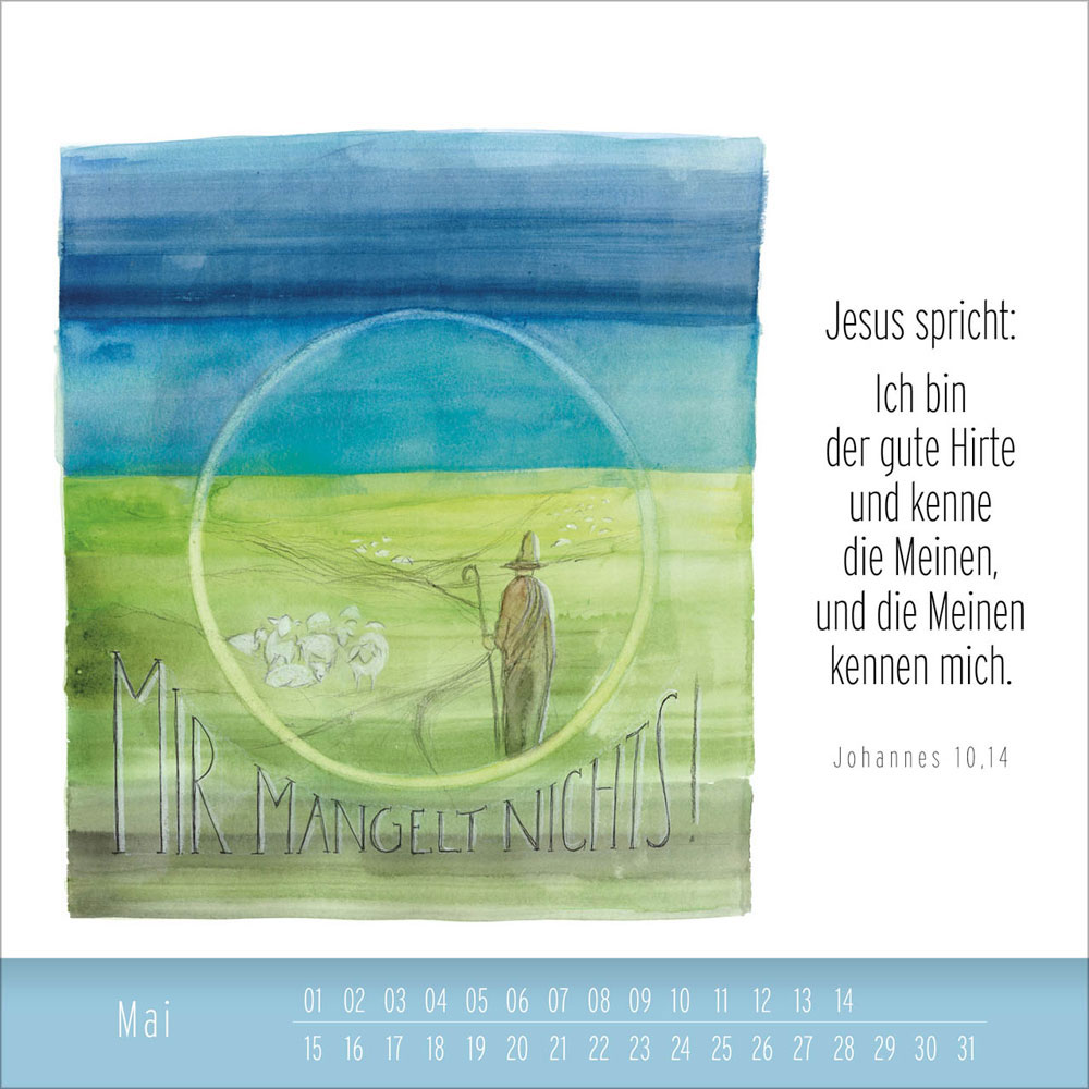 Hoffnung und Leben - immerwährender Tischkalender