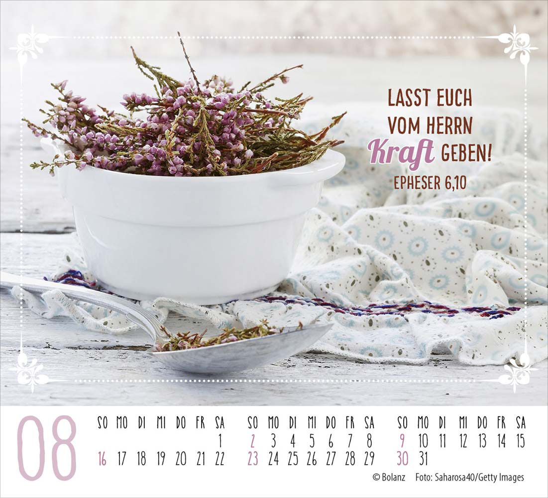 Worte von Herzen 2026 - Minikalender