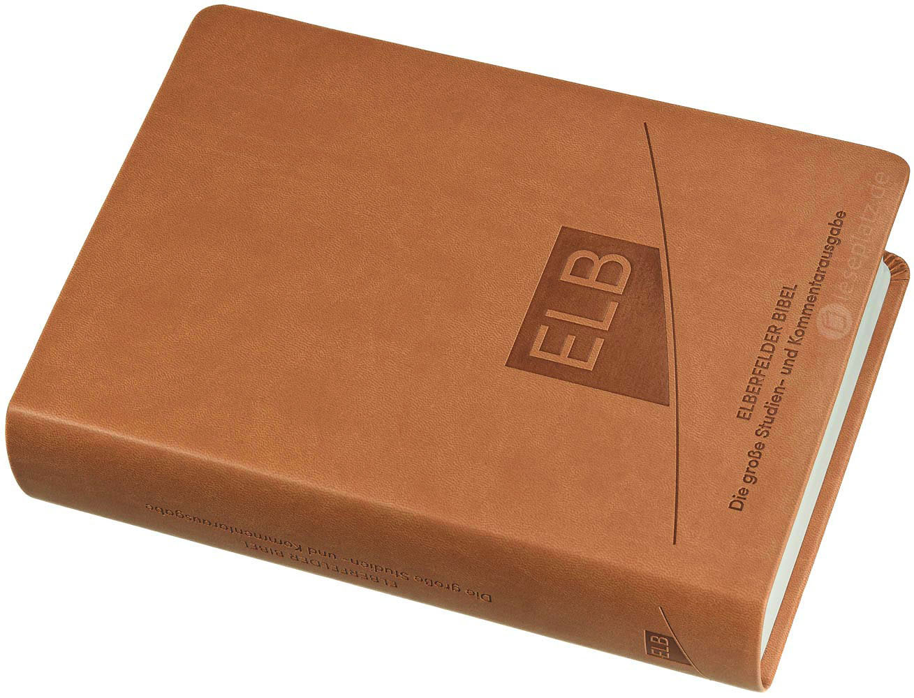Elberfelder Bibel 2006 Studienausgabe - Kunstleder braun
