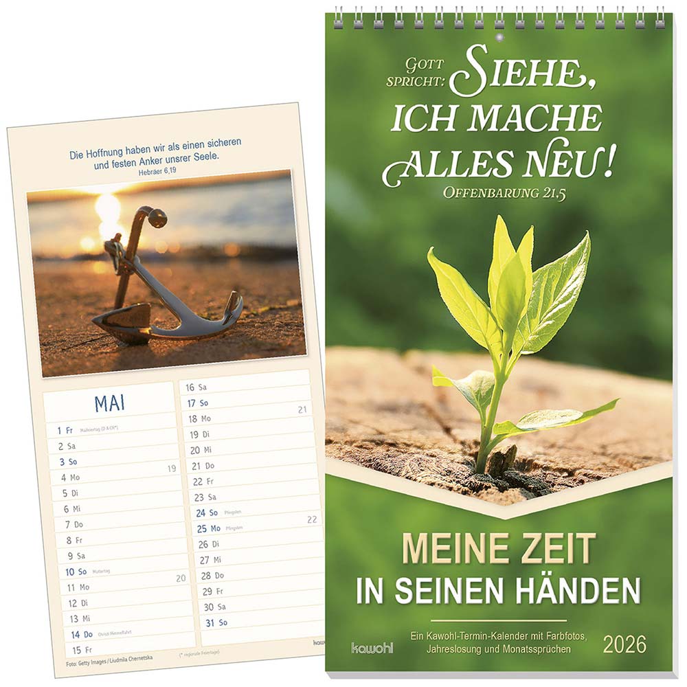 Meine Zeit in seinen Händen 2026 - Wandkalender