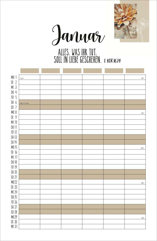 Familienkalender 2024 Familienkalender 2024