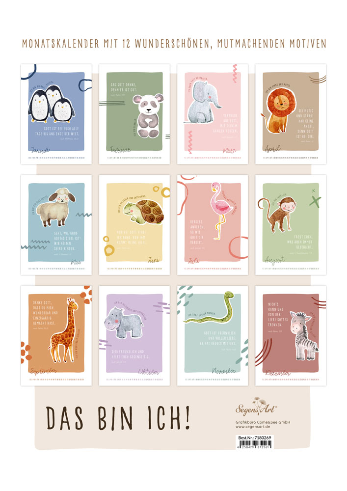 Kinderkalender - Das bin ich