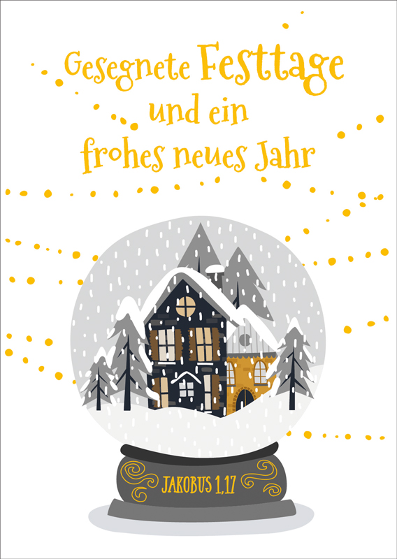 179731902 Postkarte "Schneebild"
