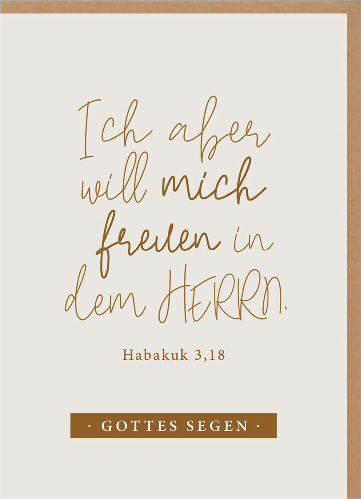 Faltkarte Gottes Segen