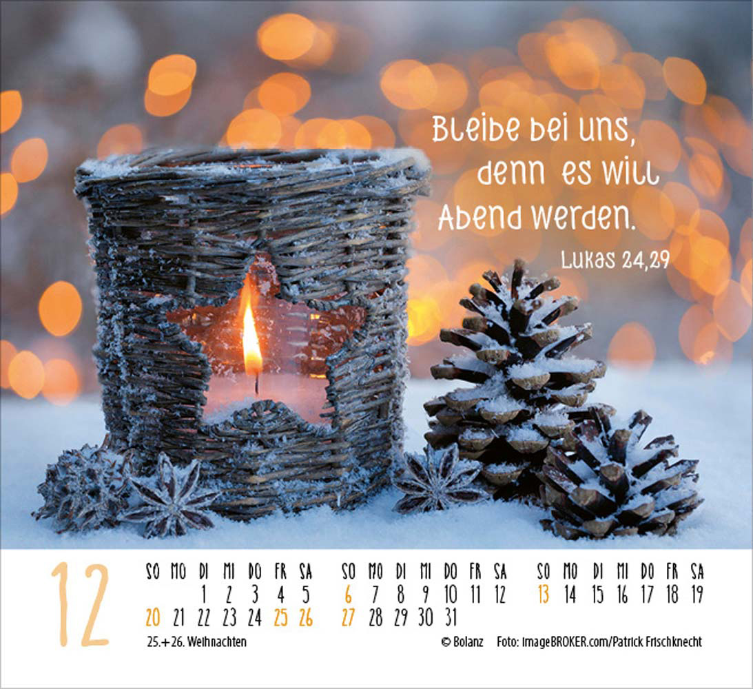 Atempause 2026 - Minikalender