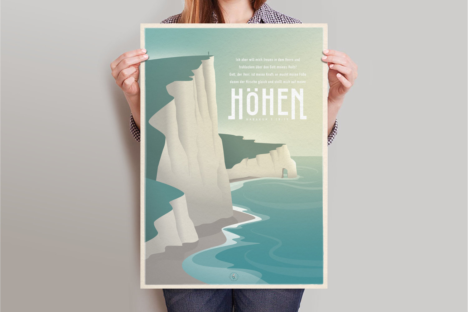 Poster "Höhen Cornwall"