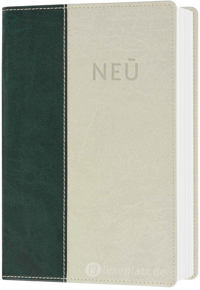 NeÜ - Standardausgabe Kunstleder grün/grau