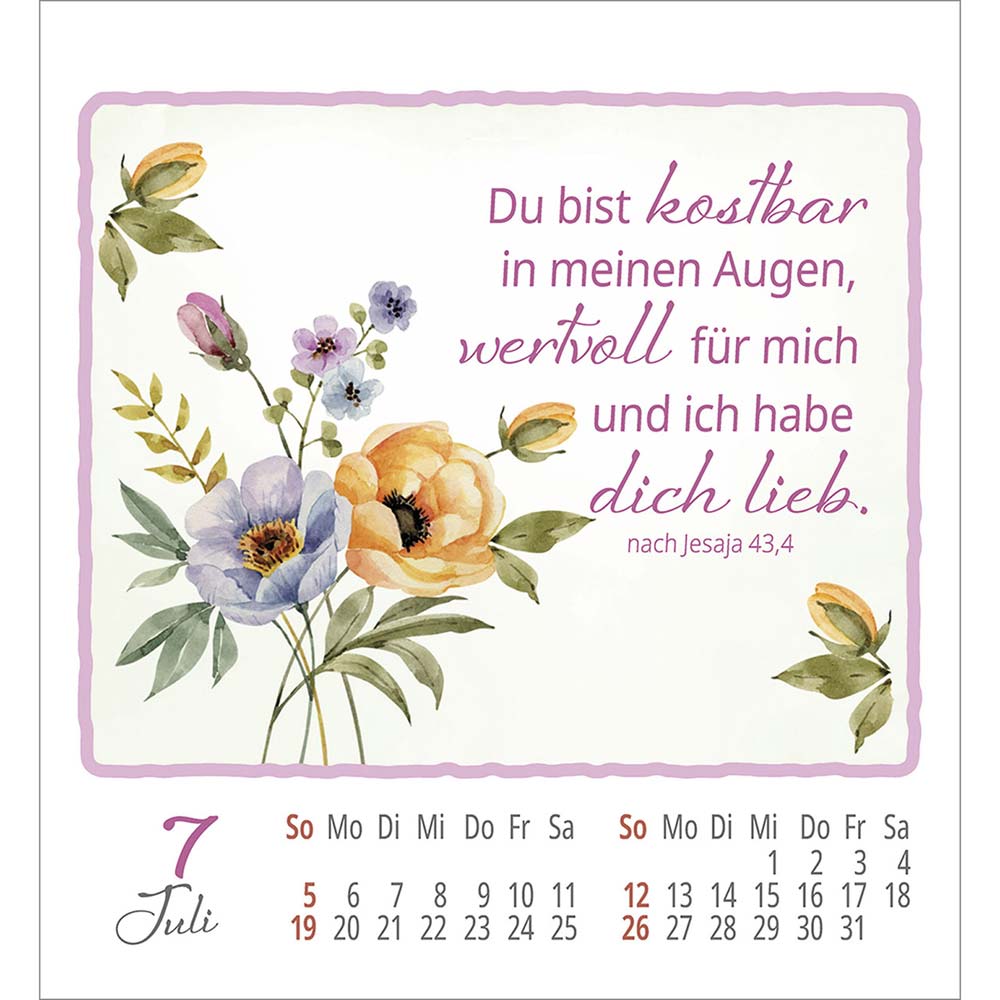Wohlfühlen bei Dir 2026 - Aufkleber-Kalender Wohlfühlen bei Dir 2026 - Aufkleber-Kalender