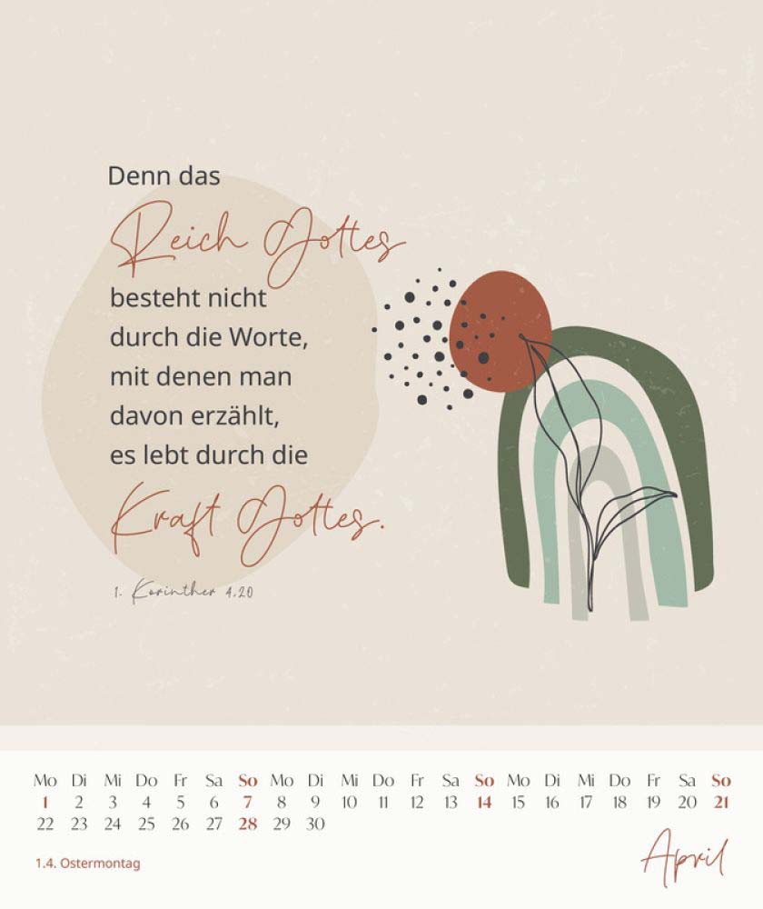 Verheißungen für dich 2024 - Postkartenkalender 