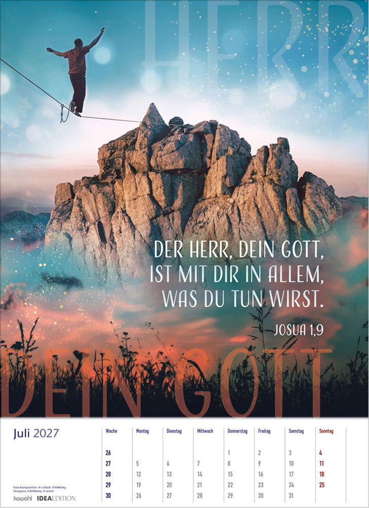 Auf seinem Weg 2027 - Wandkalender
