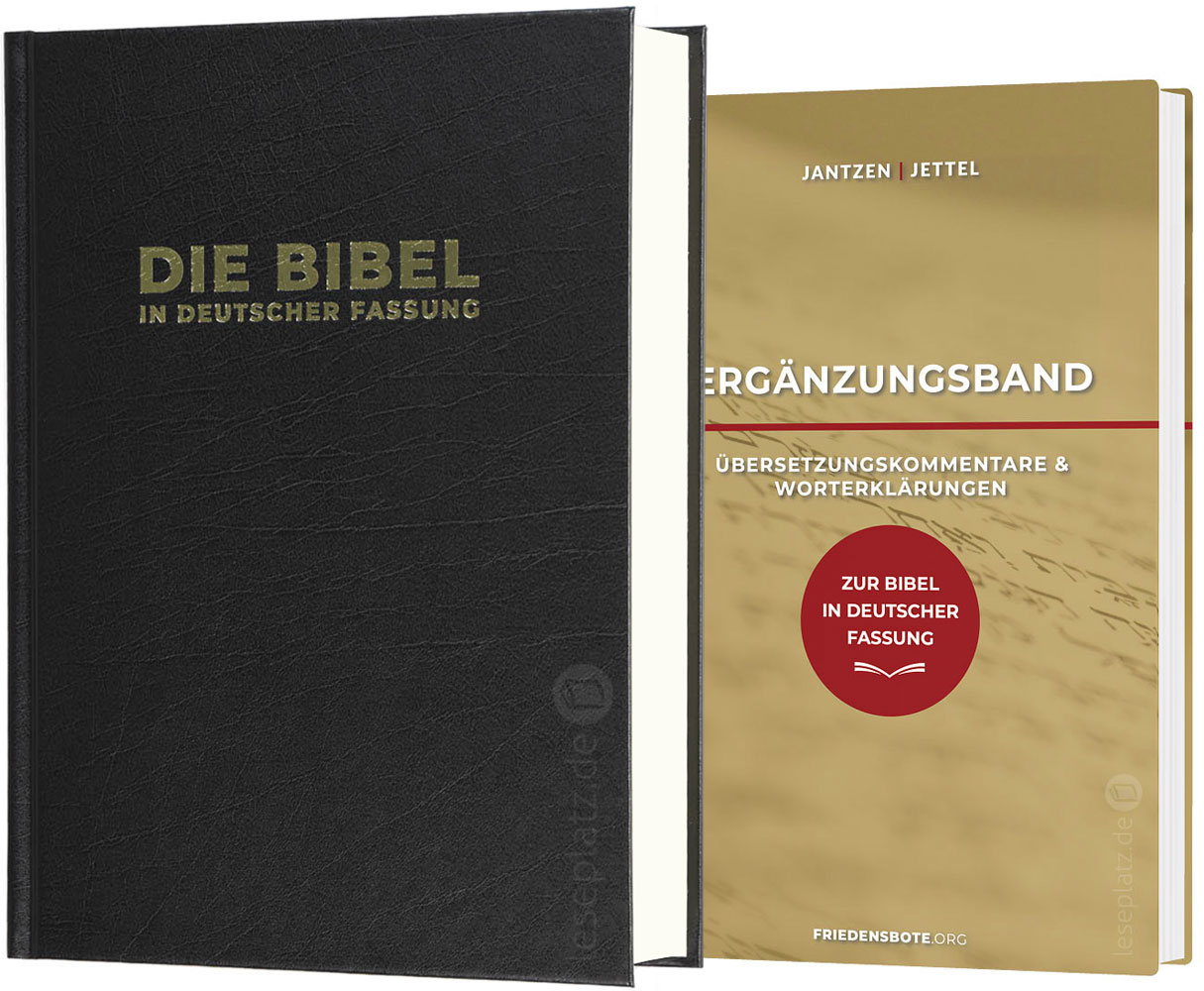 Bibel in deutscher Fassung - Hardcover & Ergänzungsband - Paket