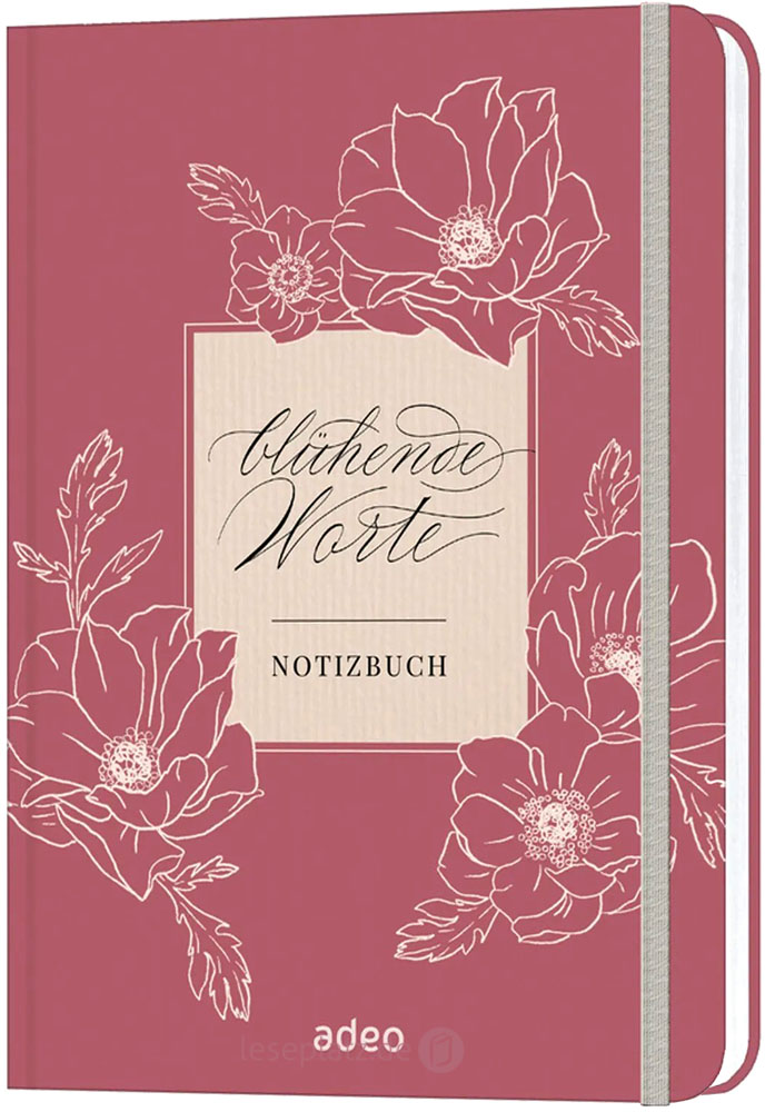 Blühende Worte - Notizbuch