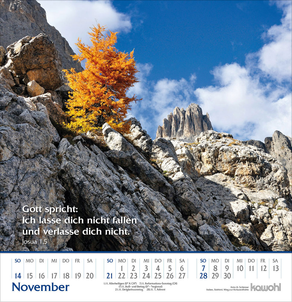 Glanz der Berge 2027 - Wandkalender