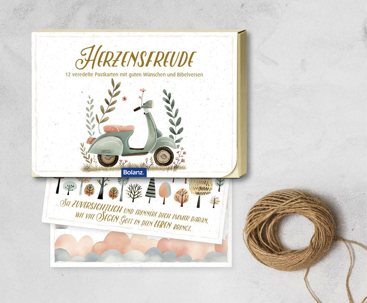 Postkartenbox "Herzensfreude"