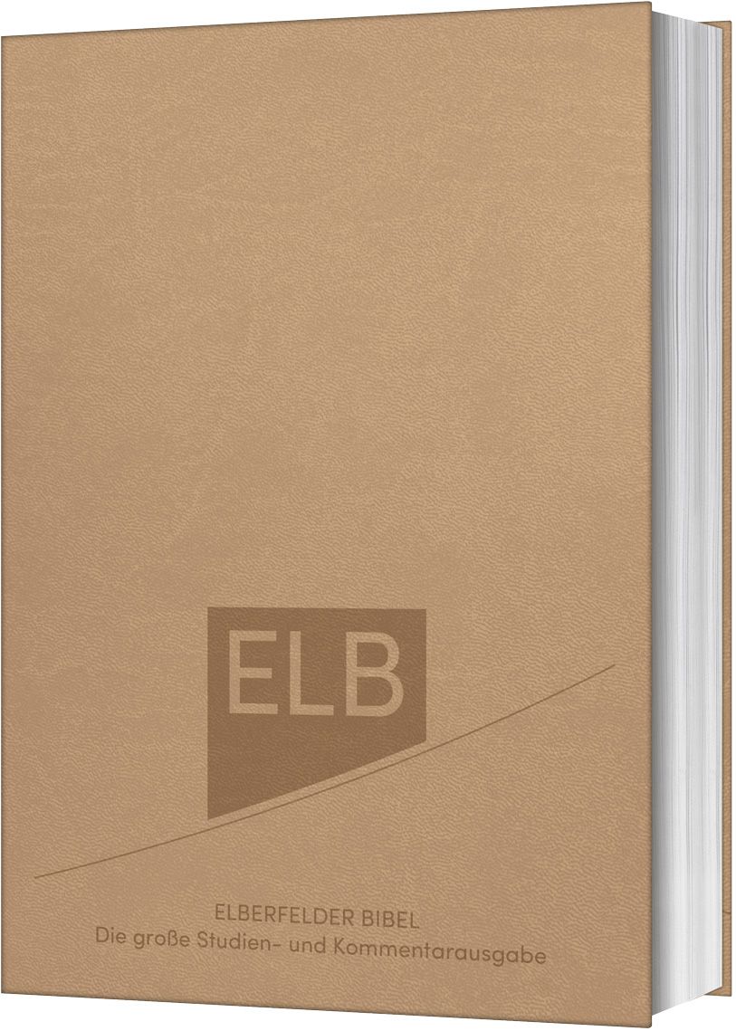 Elberfelder Bibel 2006 Studienbibel - Kunstleder braun