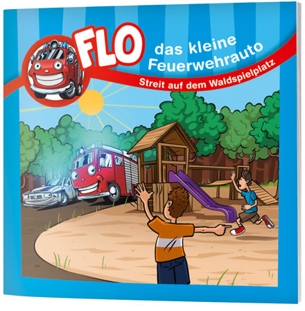 Flo, das kleine Feuerwehrauto - Mini-Buch "Streit auf dem Waldspielplatz"