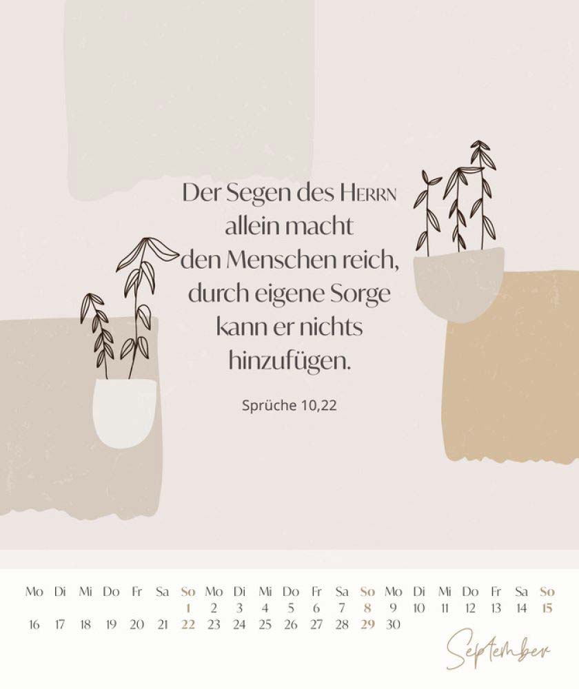 Verheißungen für dich 2024 - Postkartenkalender 
