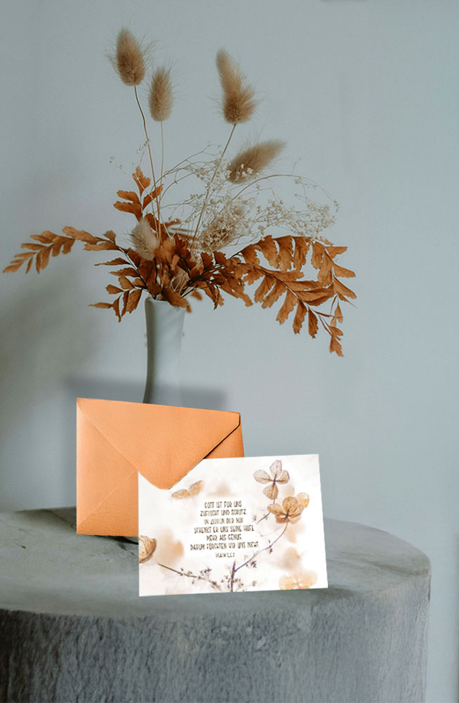 Faltkarte "Gott ist für uns"