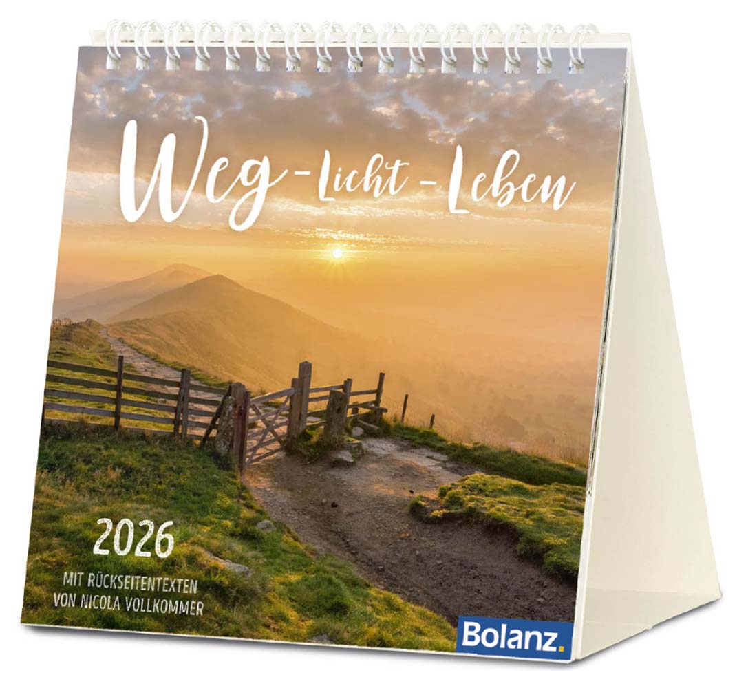 Weg - Licht - Leben 2026 - Tischkalender