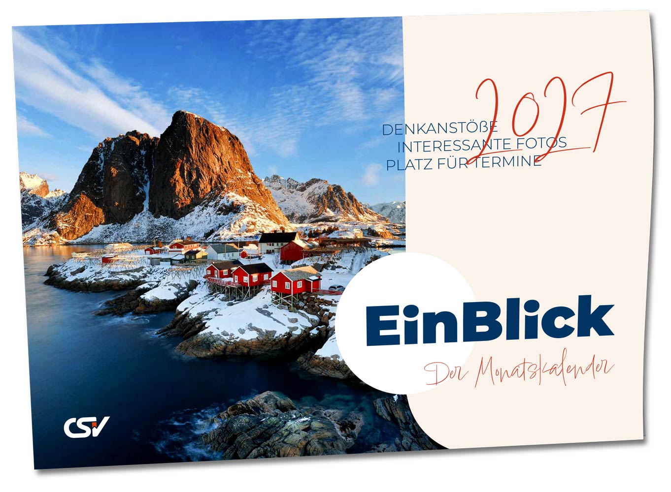 EinBlick Monatskalender 2027