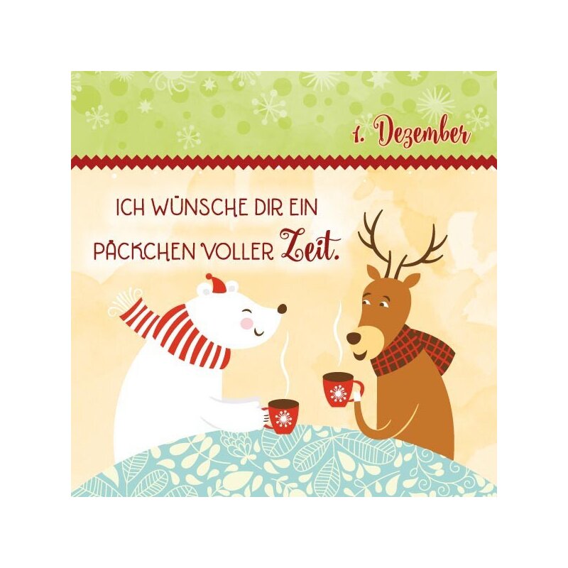Fröhliche Weihnachtszeit - Miniaufstellbuch