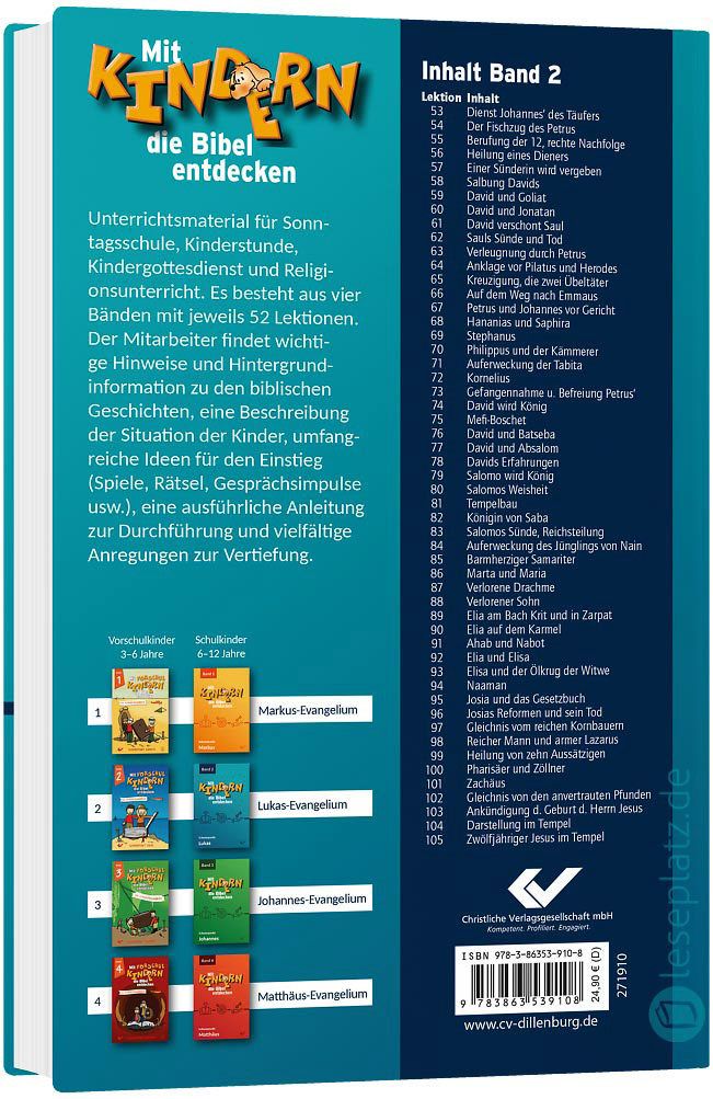 Mit Kindern die Bibel entdecken - Band 2