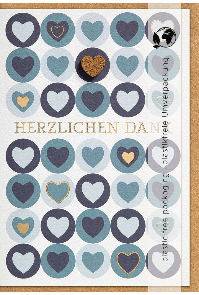 Faltkarte "Herzlichen Dank"