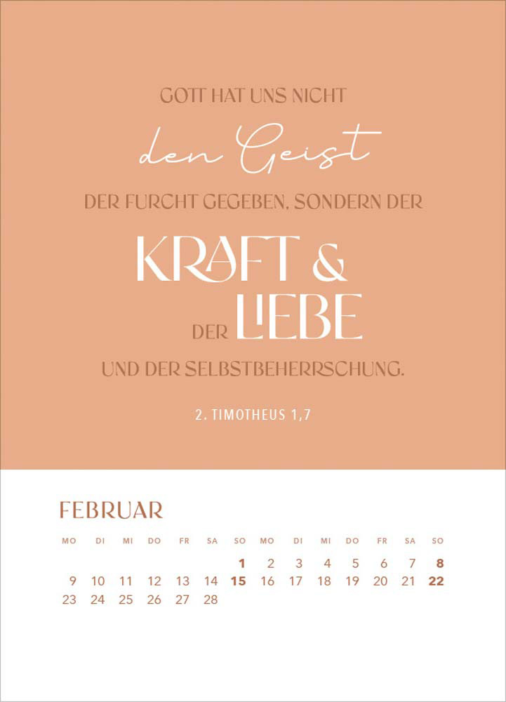 Hoffnung für immer 2026 - Tischkalender Hoffnung für immer 2026 - Tischkalender