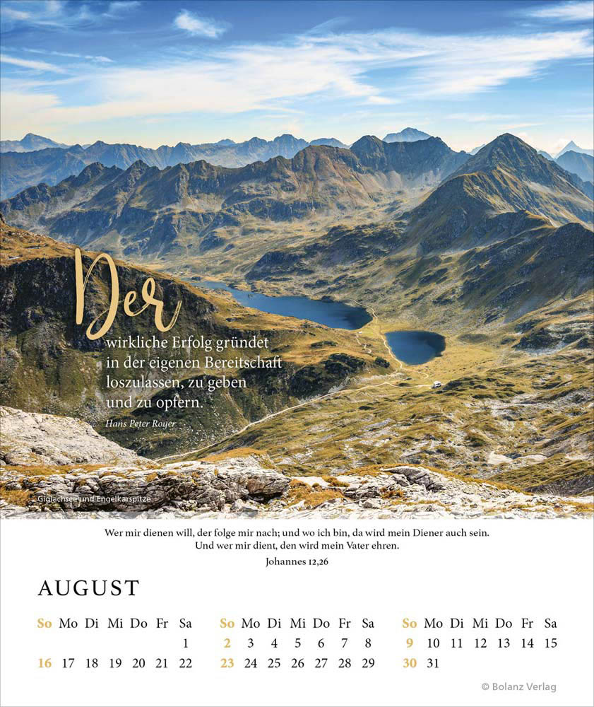 Fels meiner Stärke 2026 - Tischkalender Fels meiner Stärke 2026 - Tischkalender